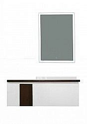 Комплект мебели Эстет Malibu 140 правый купить в интернет-магазине сантехники Sanbest