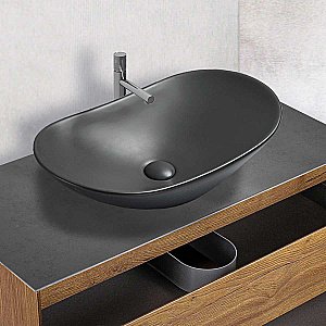 Раковина накладная Vincea 61,5 VBS-508MA антрацит матовый купить в интернет-магазине Sanbest