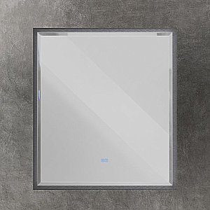 Зеркало Cezares CZR-SPC-INT-800-900-LED-TCH-WARM-TIT титан в ванную от интернет-магазине сантехники Sanbest