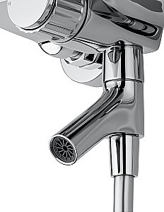 Смеситель для ванны с душем WONZON & WOGHAND CLICK, Хром (WW-FE05L221-CR) купить в интернет-магазине сантехники Sanbest