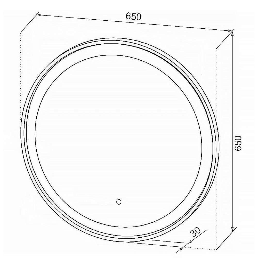 Зеркало Loranto РИО 65 CS00095373 зеркальное в ванную от интернет-магазине сантехники Sanbest