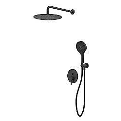 Душевая система WhiteCross Y YSET04TOPBL черная матовая купить в интернет-магазине сантехники Sanbest