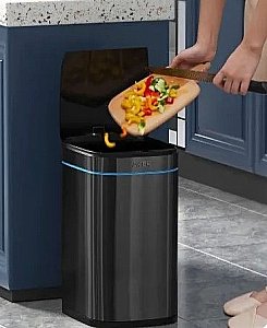 Ведро для мусора Cerasa H21 Черный купить в интернет-магазине сантехники Sanbest