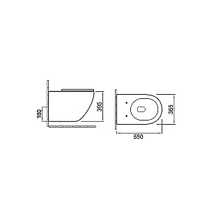 Унитаз подвесной Vincea Globo VT1-14 безободковый, с крышкой микролифт, белый купить в интернет-магазине Sanbest