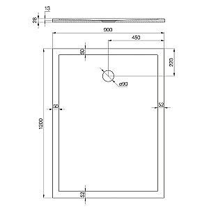 Душевой поддон Акватон Калифорния М 120х90 1A737736CA010 белый купить в интернет-магазине Sanbest