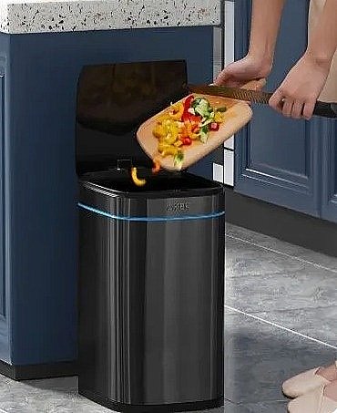 Ведро для мусора Cerasa H21 Черный купить в интернет-магазине сантехники Sanbest