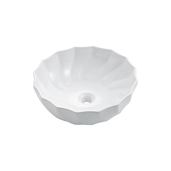 Раковина накладная Ceramalux N 45 9073 белая купить в интернет-магазине Sanbest