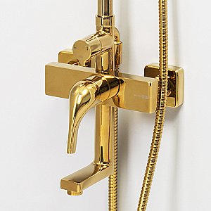 Душевая система WasserKRAFT Sauer A171.256.348.PG золото купить в интернет-магазине сантехники Sanbest