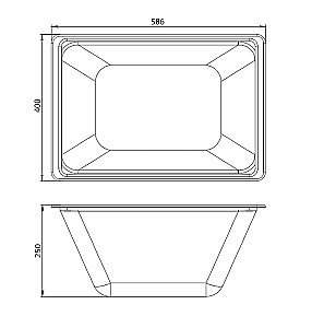 Контейнер для ванны AM.PM Gem W90A-070-070W-C белый купить в интернет-магазине сантехники Sanbest