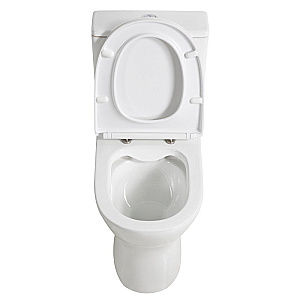 Унитаз-компакт напольный BelBagno Lounge BB045CPR/SC+BB045/051T белый, безободковый, с крышкой микролифт, с бачком купить в интернет-магазине Sanbest