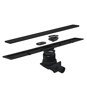 Душевой трап Pestan Confluo Frameless Line Matte Black 950 купить в интернет-магазине Sanbest