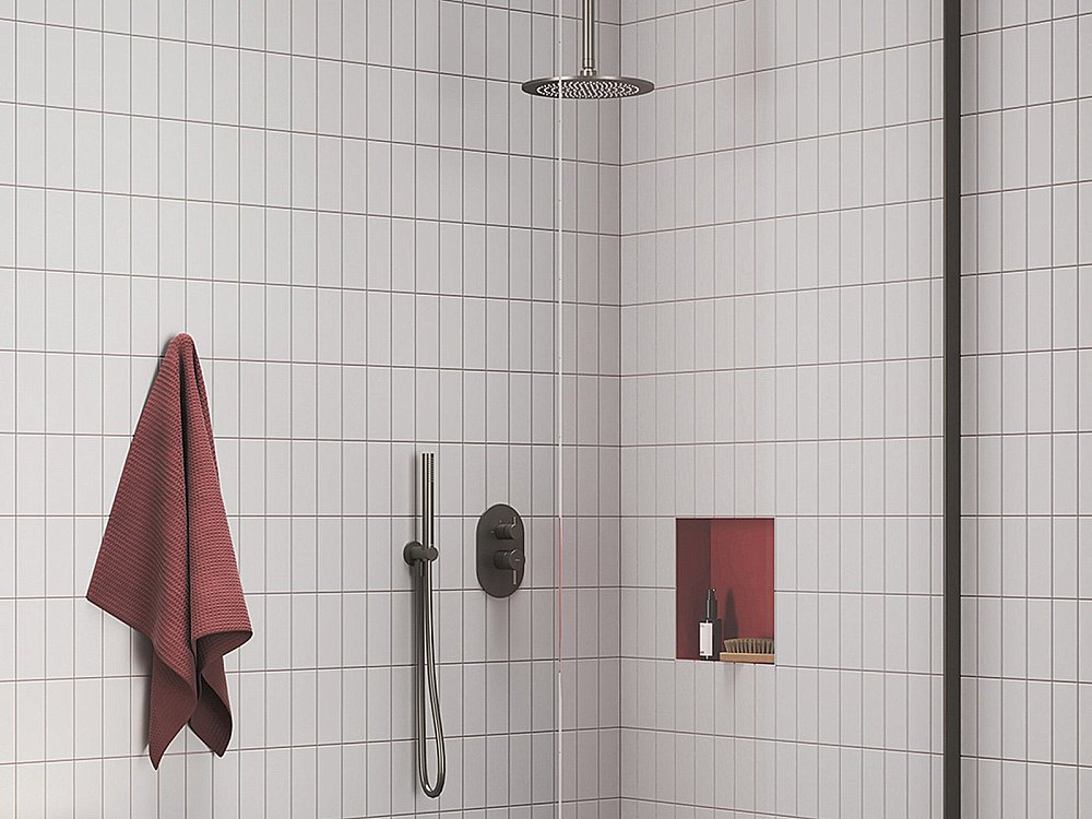 Держатель верхнего душа Ravak Chrome X07P701 графит купить в интернет-магазине сантехники Sanbest