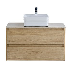 Тумба с раковиной и столешницей BelBagno KRAFT 80 Rovere Nebrasca Nature для ванной в интернет-магазине Sanbest