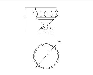 Мыльница Migliore Luxor 26212 прозрачное стекло/золото купить в интернет-магазине сантехники Sanbest