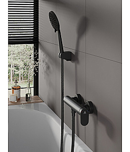 Смеситель для душа Agger Sweet A2720044 черный матовый купить в интернет-магазине сантехники Sanbest