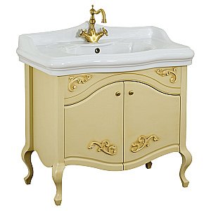 Тумба с раковиной Migliore Impero 90 Decape Sabbia для ванной в интернет-магазине Sanbest