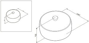 Баночка для ваты AM.PM Sensation A3021000 купить в интернет-магазине сантехники Sanbest