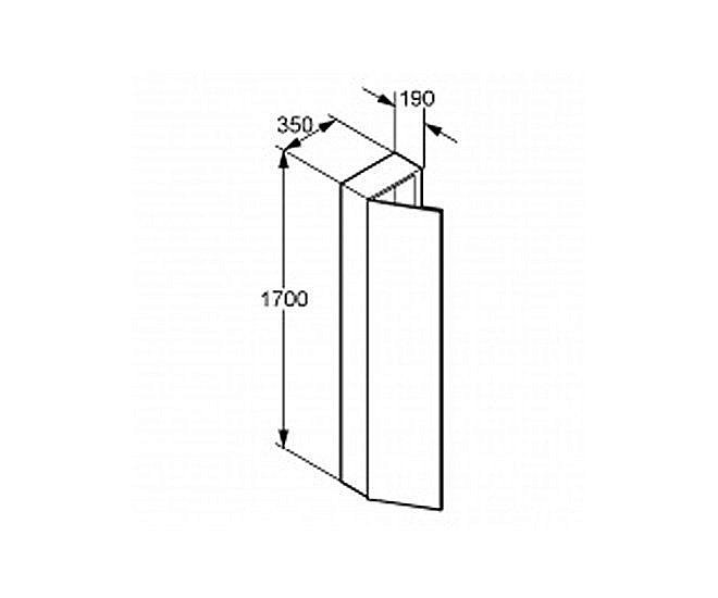 Шкаф-пенал Kludi Esprit 56H1742R 35 бордовый для ванной в интернет-магазине сантехники Sanbest