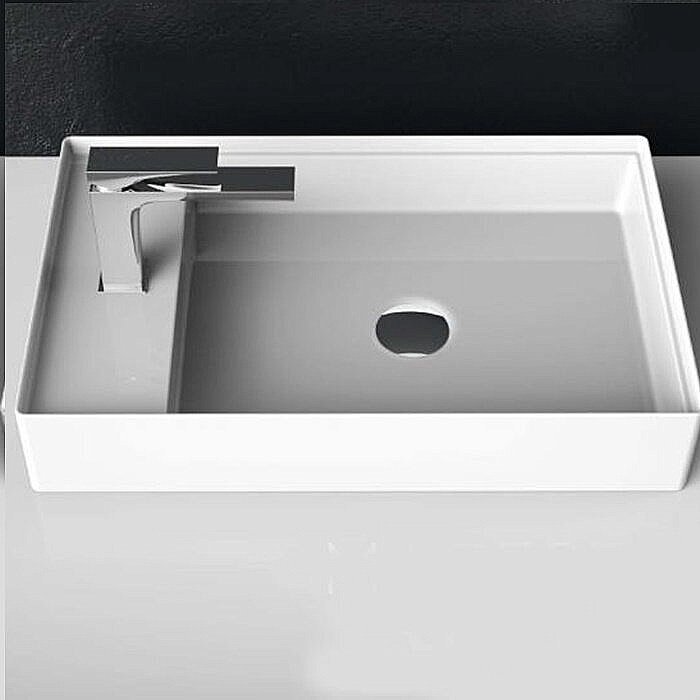 Раковина накладная Artceram SCALINO 60 SCL003 05 00 bi matt купить в интернет-магазине Sanbest