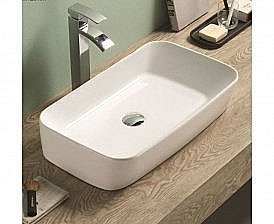 Раковина накладная CeramaLux N 58 78494 белая купить в интернет-магазине Sanbest