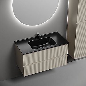 Тумба с раковиной Sancos Snob R SNR90CE/CN7002MB Beige Soft для ванной в интернет-магазине Sanbest