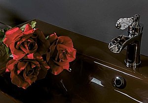 Тумба с раковиной Armadi Art Neoart 100 под моноблок стекло капучино для ванной в интернет-магазине Sanbest