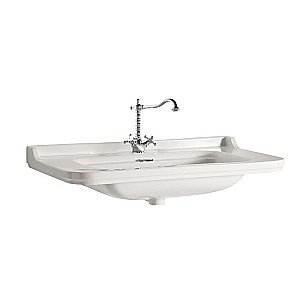 Консоль с раковиной Kerasan Waldorf 9197K3br 80 бронза с 1 отверстием для ванной в интернет-магазине сантехники Sanbest