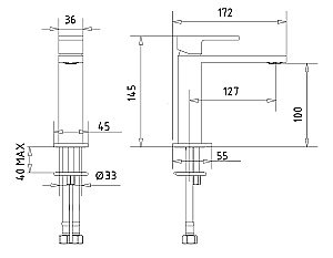 Смеситель для раковины Migliore KVANT 32442 хром купить в интернет-магазине сантехники Sanbest