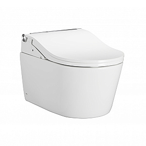 Унитаз подвесной TOTO RP CW542ERY с крышкой-биде WASHLET TCF801CG безободковый, слив торнадо, белый купить в интернет-магазине Sanbest