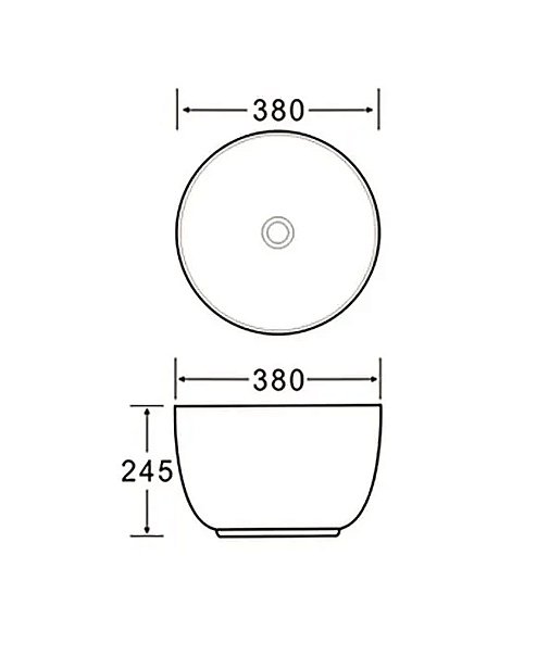 Раковина SantiLine 38 SL-1110MB черная матовая купить в интернет-магазине Sanbest