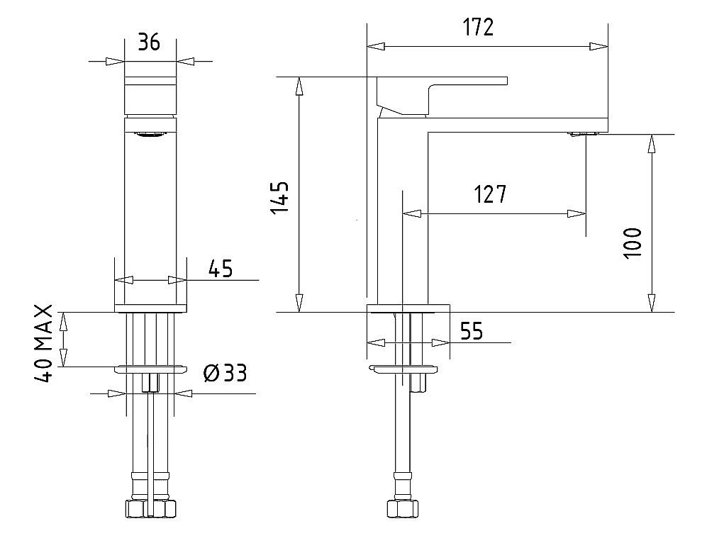 Смеситель для раковины Migliore KVANT 32442 хром купить в интернет-магазине сантехники Sanbest