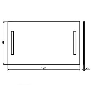 Зеркало Comforty Жасмин 120 00-00013783 в ванную от интернет-магазине сантехники Sanbest