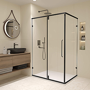 Душевой уголок RGW Classic CL-046B 350904629-14 120x90 стекло прозрачное/профиль черный купить в интернет-магазине Sanbest