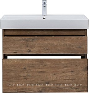 Тумба с раковиной Aquanet Nova Lite 249954 85 дуб рустикальный для ванной в интернет-магазине Sanbest