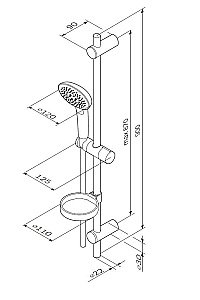 Душевой гарнитур AM.PM Spirit 2.0 F0170A000 купить в интернет-магазине сантехники Sanbest