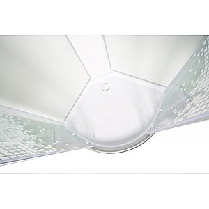 Душевая кабина DTO L 909GM+VST 90х90 стекло матовое с рисунком/профиль хром купить в интернет-магазине Sanbest