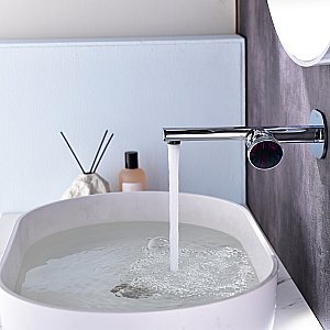 Смеситель для раковины Black&white Gravity GF-7407-С хром купить в интернет-магазине сантехники Sanbest