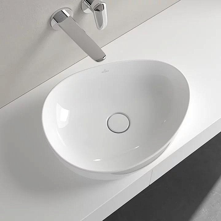 Раковина накладная Villeroy&Boch Antao 51 4A7351R1 альпийский белый купить в интернет-магазине Sanbest