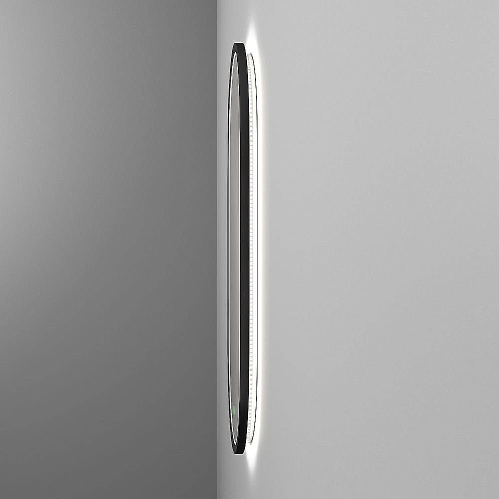 Зеркало LED OWL 1975 LANGAS BLACK OWLM200302 40 в ванную от интернет-магазине сантехники Sanbest