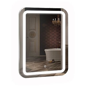 Зеркало Azario Мальта 55х80 с подогревом в ванную от интернет-магазине сантехники Sanbest