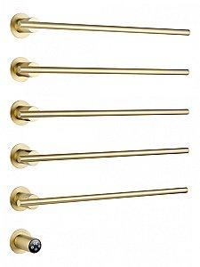 Полотенцесушитель электрический встраиваемый WONZON & WOGHAND DORTMUND, Брашированное золото (WW-A365-BG) купить в интернет-магазине сантехники Sanbest