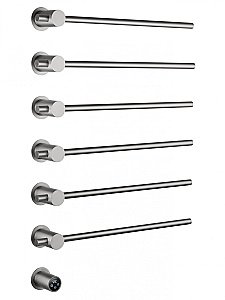 Полотенцесушитель электрический встраиваемый WONZON & WOGHAND BADEN, Брашированный никель (WW-AL366-BR) купить в интернет-магазине сантехники Sanbest