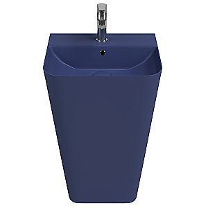 Раковина ISVEA Sott'Aqua 50 10SQ37001SV-2Z синий матовый купить в интернет-магазине Sanbest