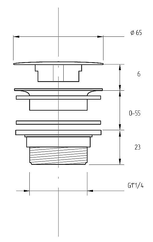 Слив для раковины Migliore RICAMBI 31966 золото купить в интернет-магазине сантехники Sanbest