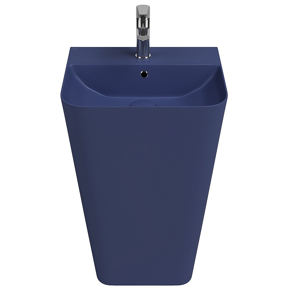Раковина ISVEA Sott'Aqua 50 10SQ37001SV-2Z синий матовый купить в интернет-магазине Sanbest