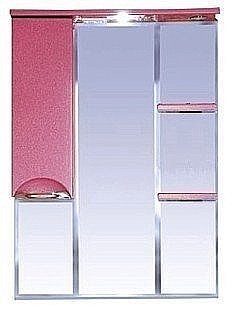 Зеркало со шкафом Misty Жасмин 74 розовая пленка в ванную от интернет-магазине сантехники Sanbest