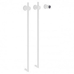 Полотенцесушитель электрический ABBER Charme AH4002MW белый матовый купить в интернет-магазине сантехники Sanbest