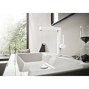 Смеситель для раковины Hansgrohe Finoris 76060700 белый матовый купить в интернет-магазине сантехники Sanbest