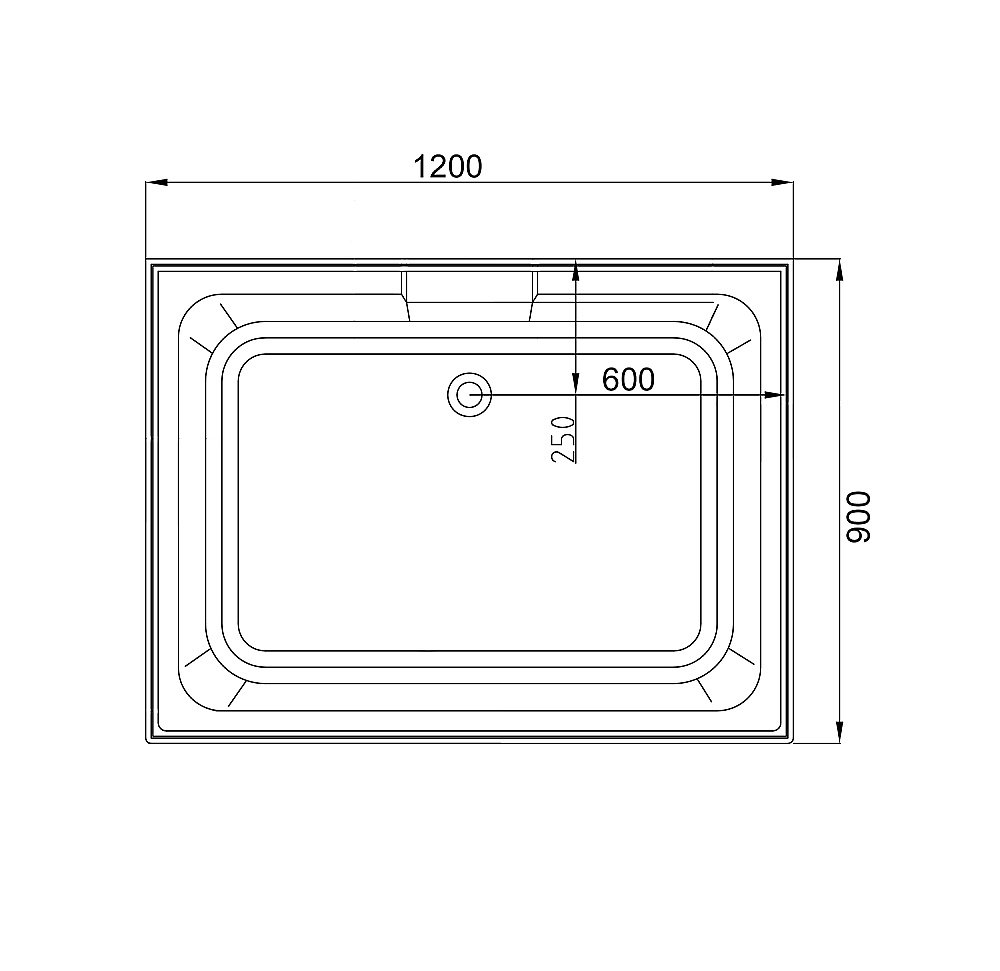 Душевая кабина DTO V1215 120х90 купить в интернет-магазине Sanbest