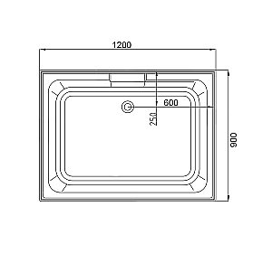 Душевая кабина DTO V1215 120х90 купить в интернет-магазине Sanbest